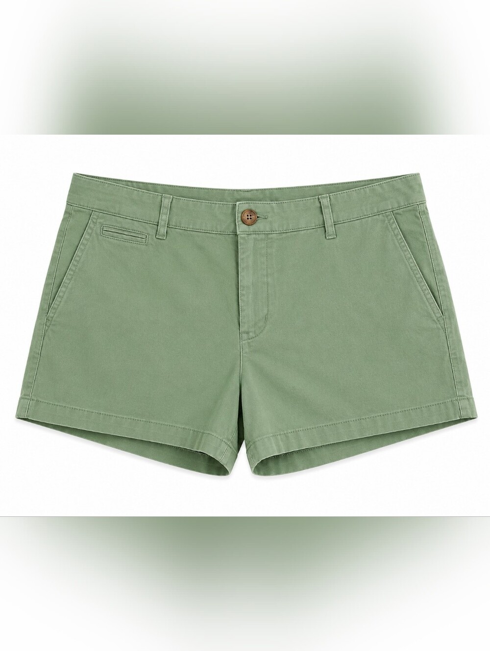 GAP Green Cotton Chino Shorts Sz 16